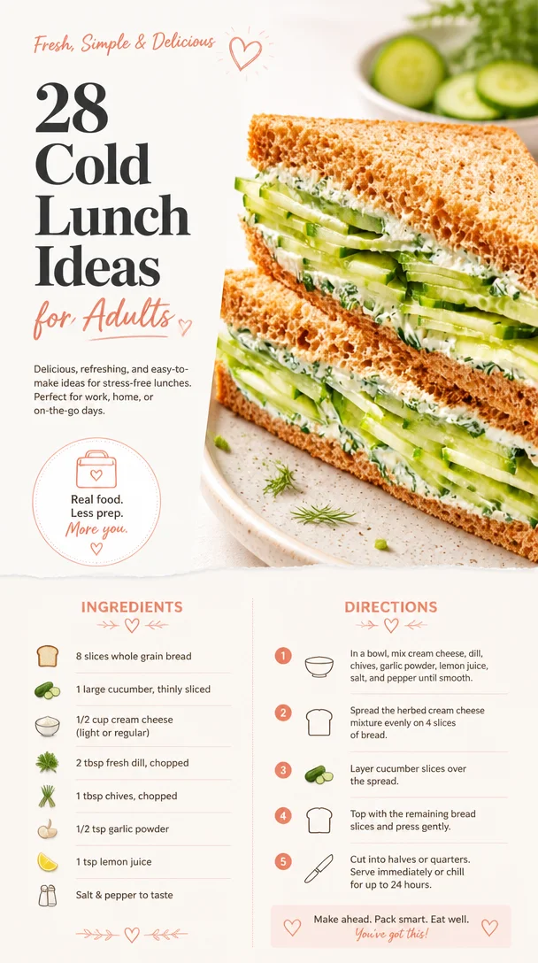 28 Cold Lunch Ideas for Adults