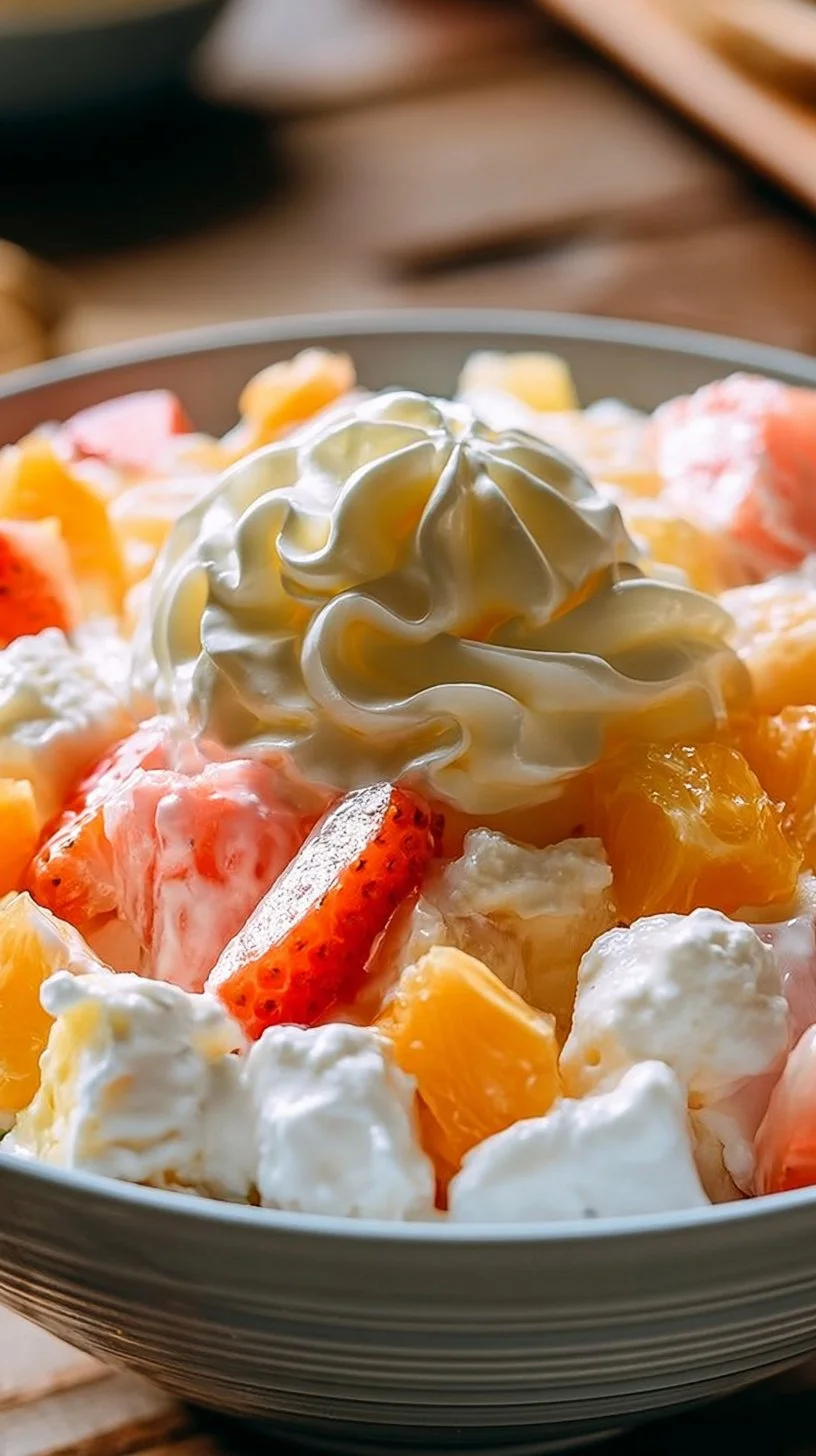 Hawaiian Fruit Salad With Cool Whip