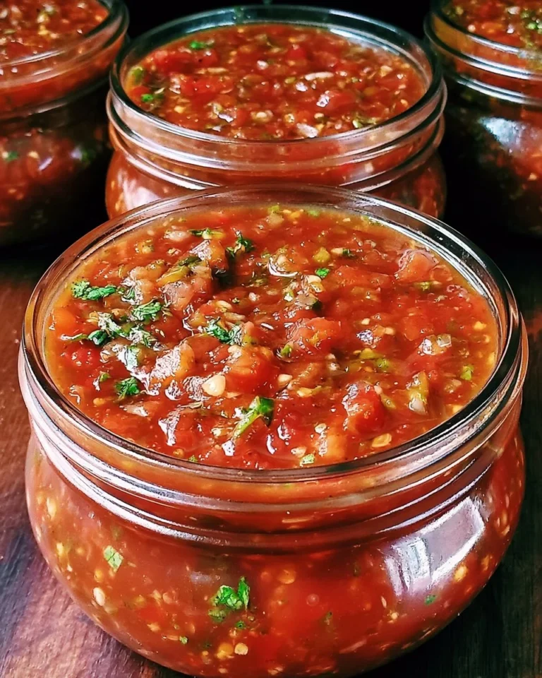 Bowl of fresh homemade salsa with tomatoes, onions, and cilantro