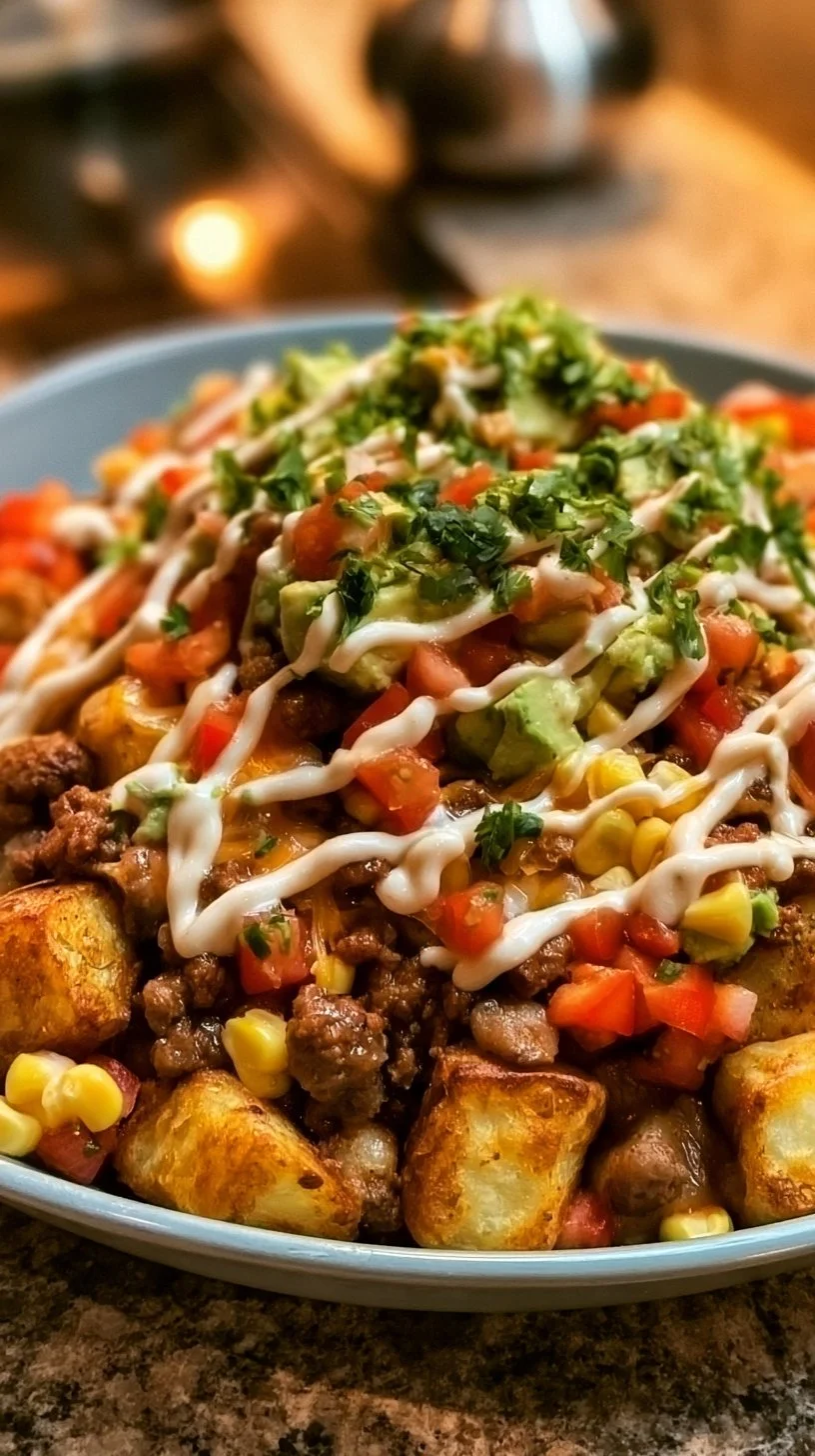 Loaded Potato Taco Bowl for easy dinners that actually feel satisfying 🍽️