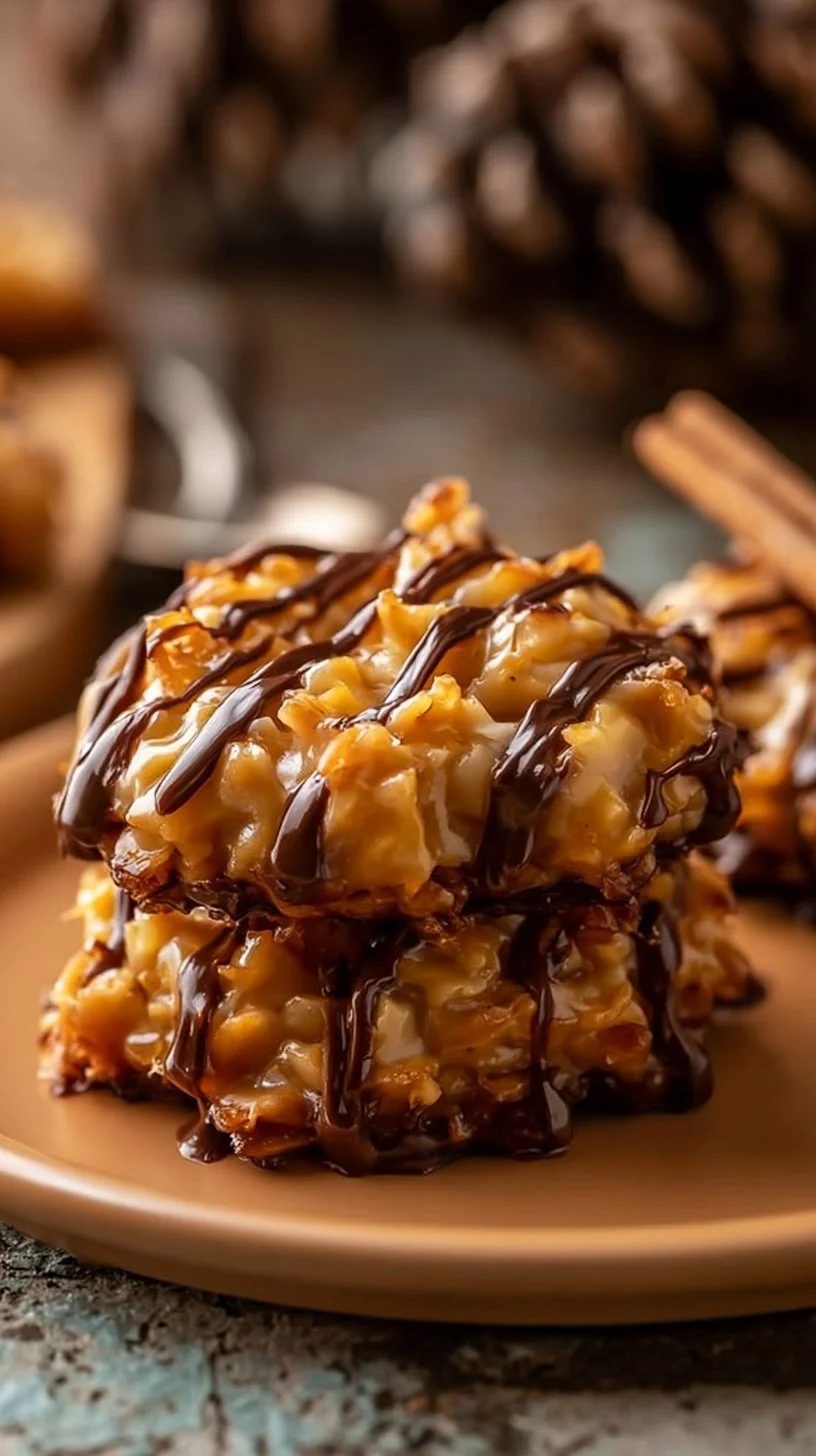 No-Bake Samoa Cookies