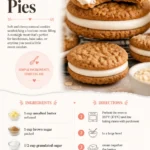 Homemade Oatmeal Cream Pies with soft cookies and creamy filling