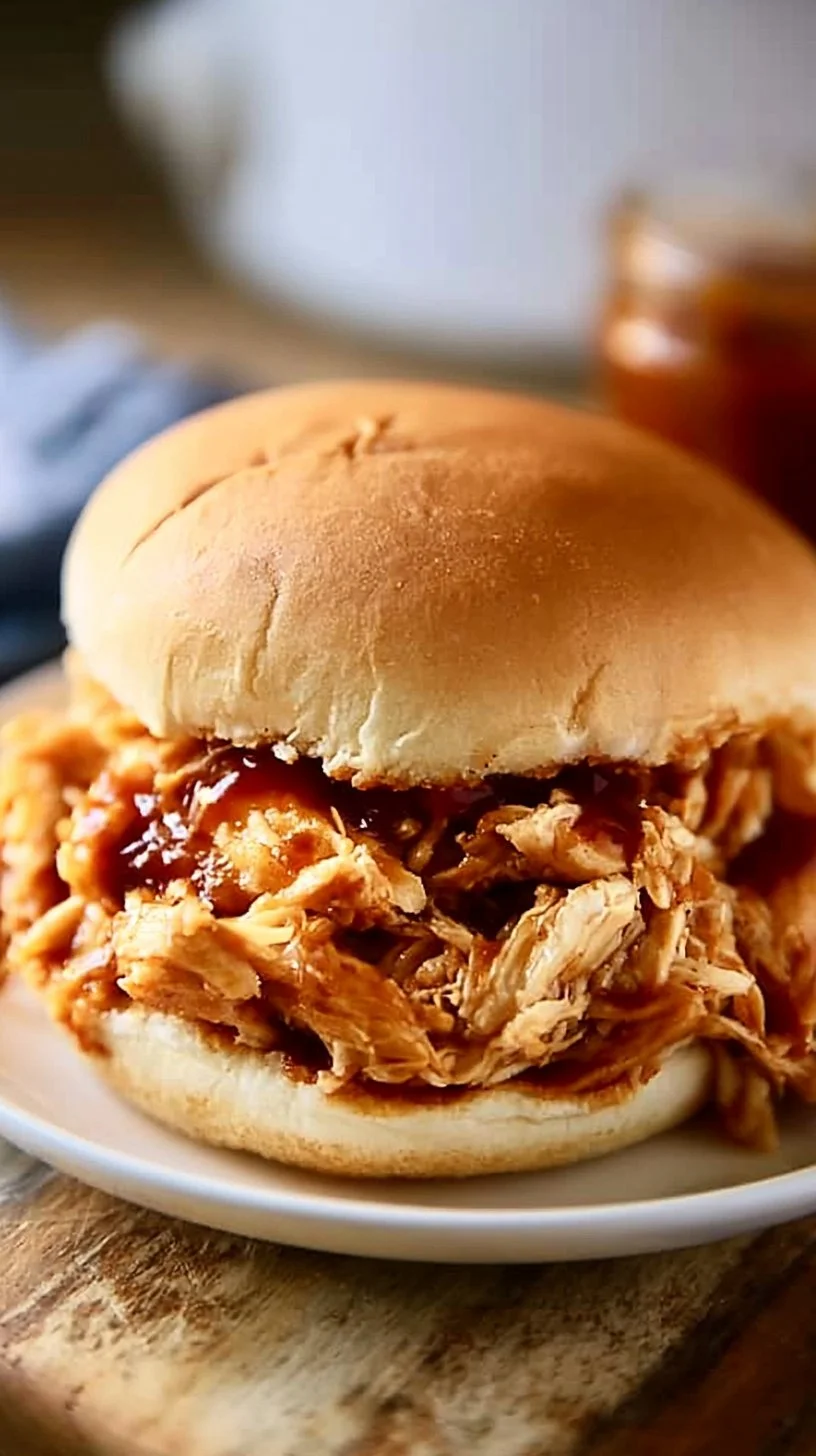 The Best Crockpot BBQ Chicken (Easy Pulled Chicken) - Kindly Unspoken | Recipe | Chicken crockpot re