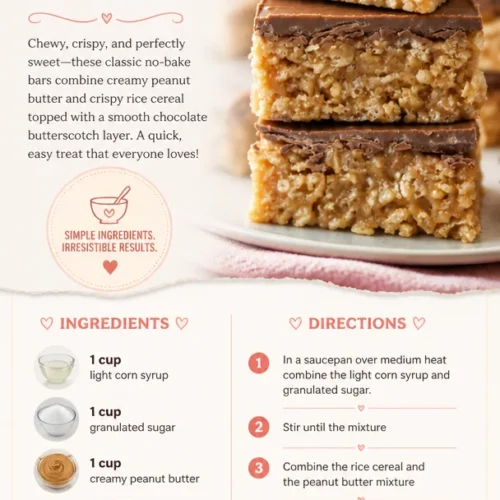 Delicious Scotcheroos made with chocolate, peanut butter, and crispy rice cereal.