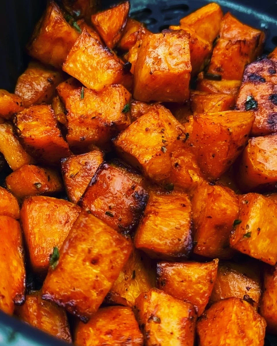 Air Fryer Roasted Butternut Squash Recipe