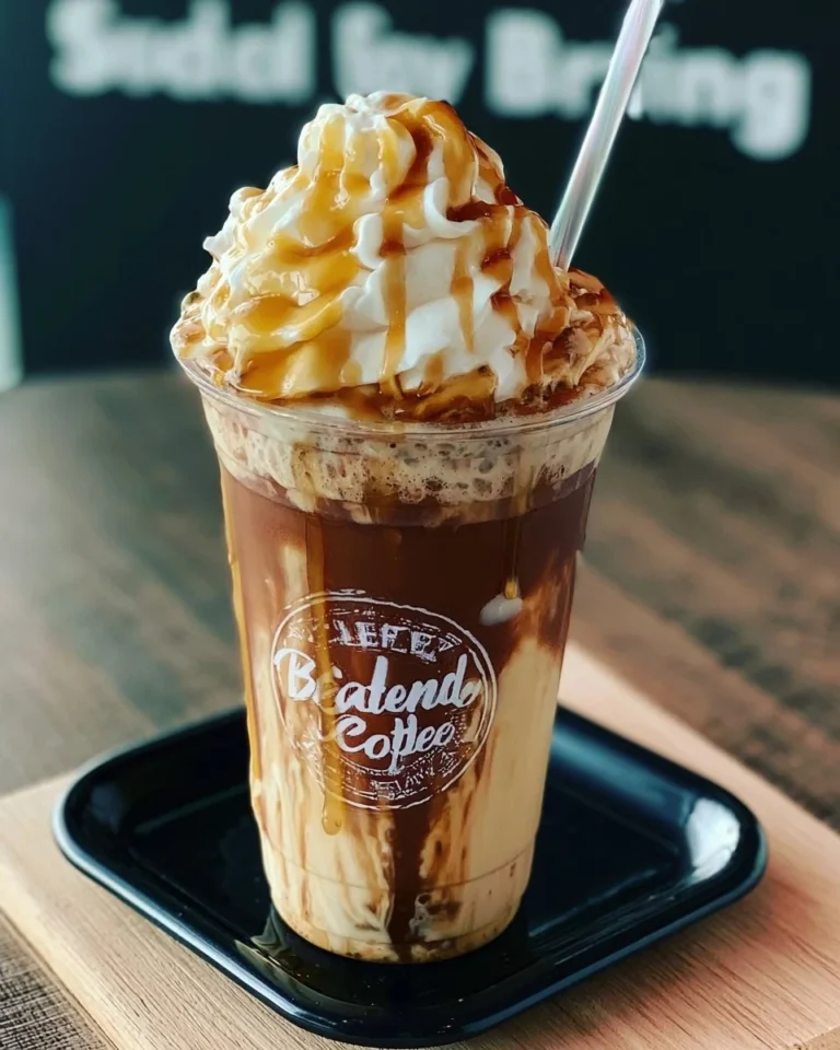 Delicious sweet coffee drinks brewed with unique recipes.