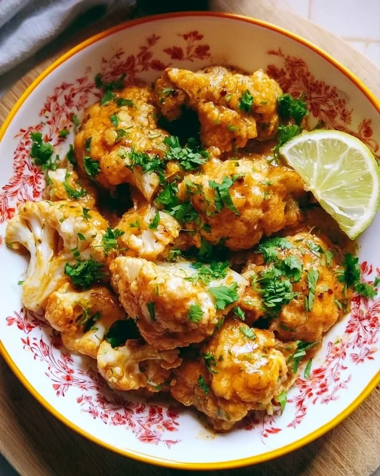 Delicious buttered cauliflower dish served in a bowl