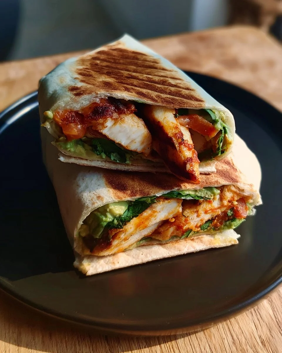 Cajun Chicken Avocado Wrap Recipe