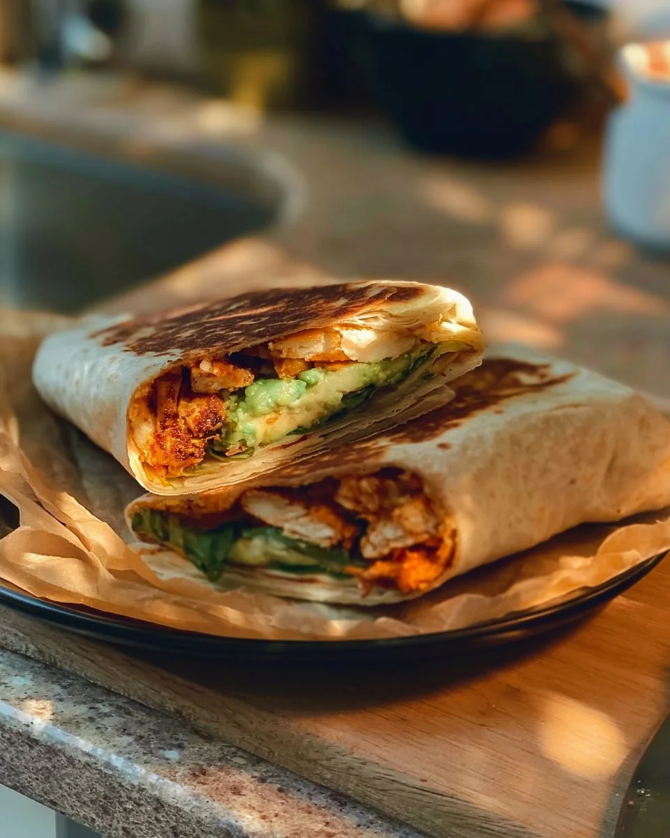 Cajun Chicken Avocado Wrap Recipe