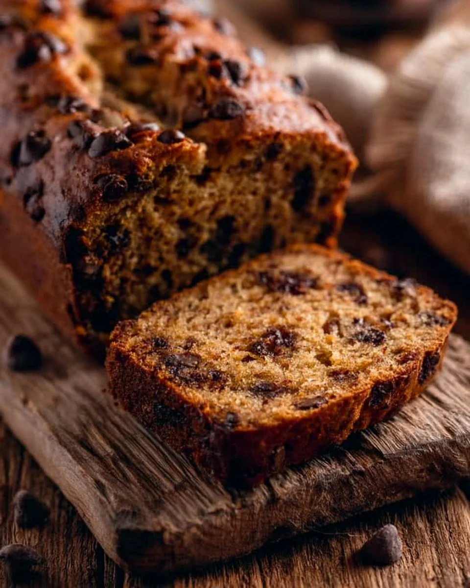 Chocolate Chip Banana Bread Recipe