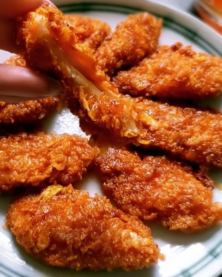 Cornflake-Crusted Chicken plated with sides for a delicious family meal