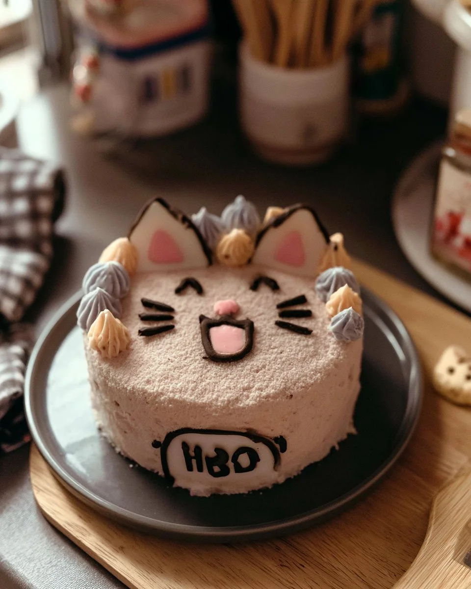 Cute Cat Cake