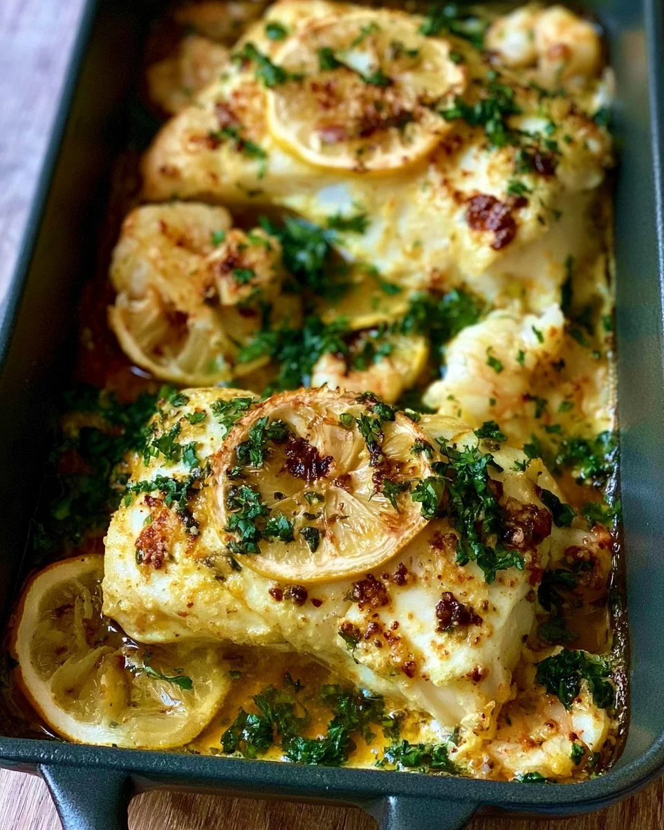 Easy Baked Cod Recipe with Lemon and Garlic