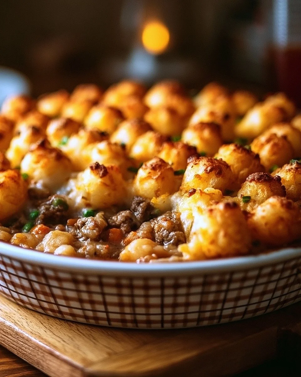 Ground Beef Tater Tot Casserole