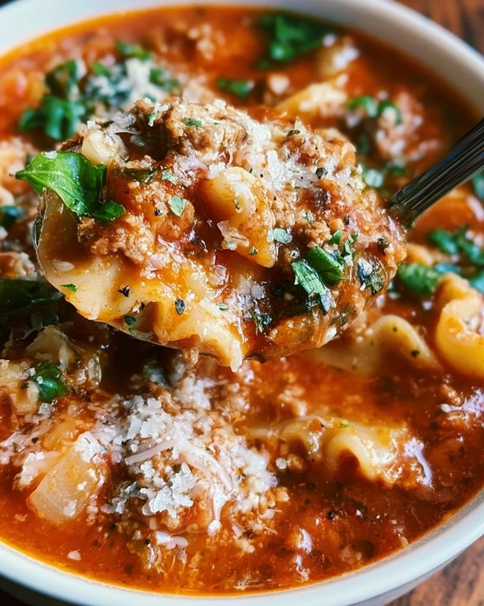 High-Protein Lasagna Soup Recipe
