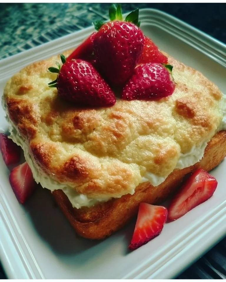 Delicious homemade strawberry shortcake with fresh strawberries and whipped cream