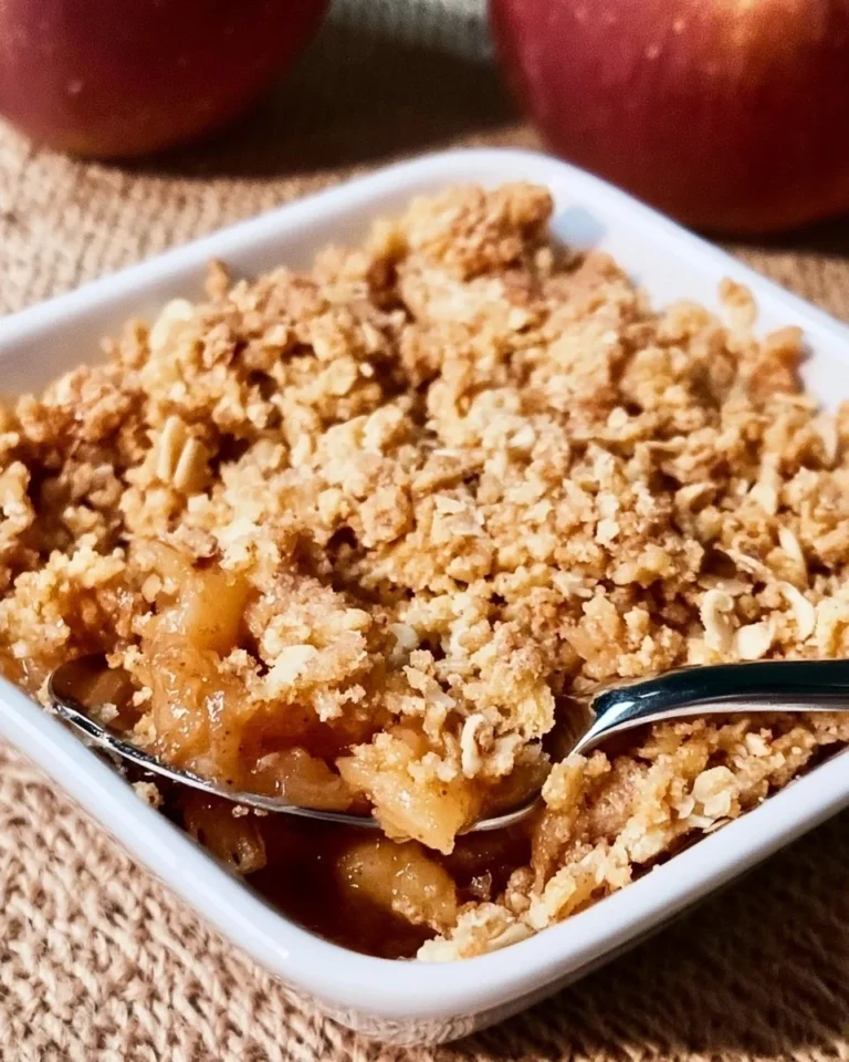 Ina Garten's delicious apple crisp dessert recipe with sweet apples and crunchy topping.