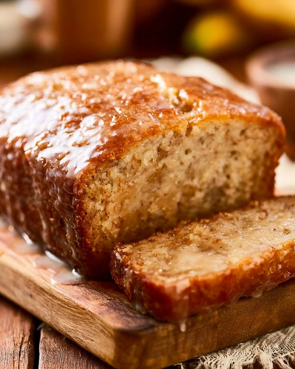 Maple Glazed Banana Bread