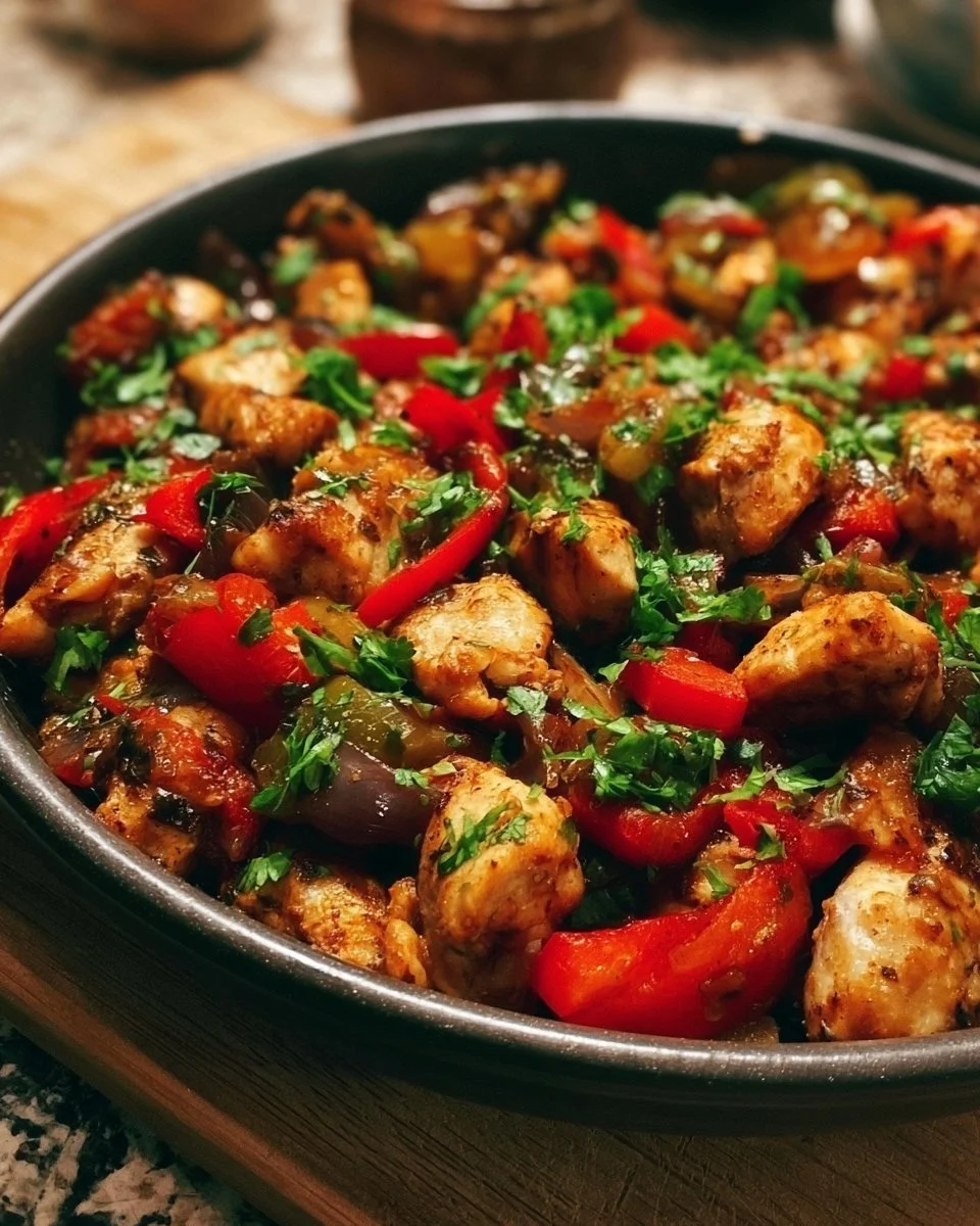 Mediterranean Chicken Stir-Fry