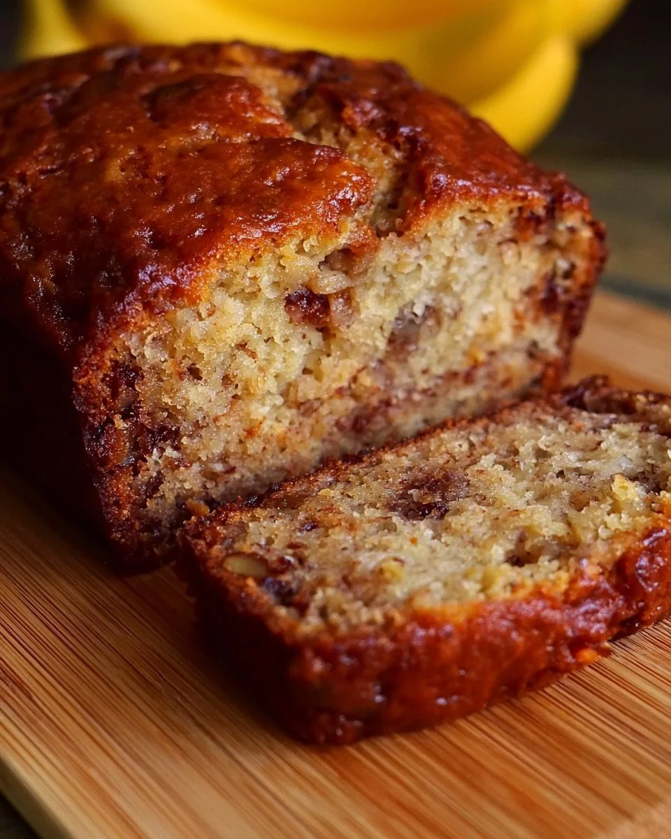 Moist Banana Bread Recipe (Easy)