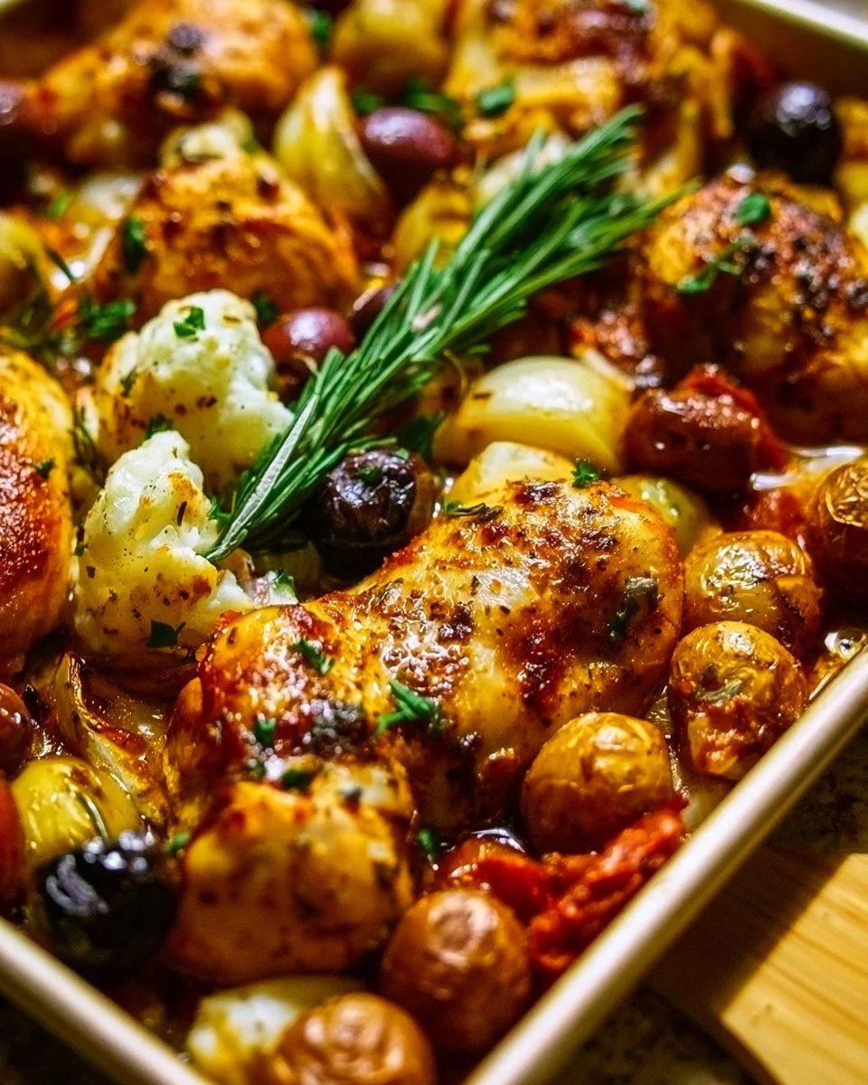 One-Pan Mediterranean Chicken Recipe