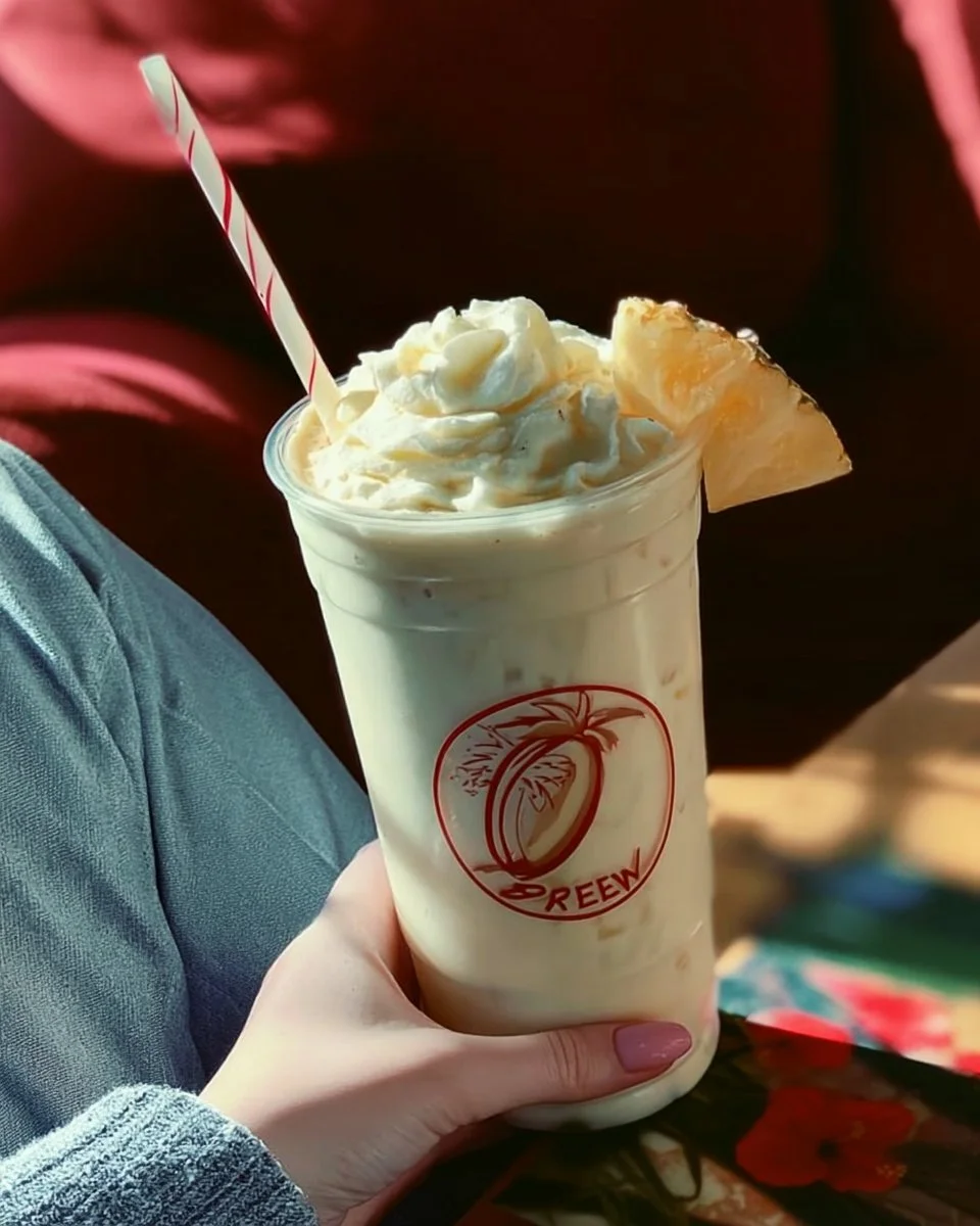 Pina Colada Dream: A Coconut Ice Cream Treat