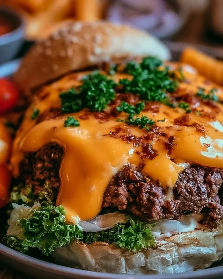 Delicious Smash Burger Bowl with fresh ingredients and toppings