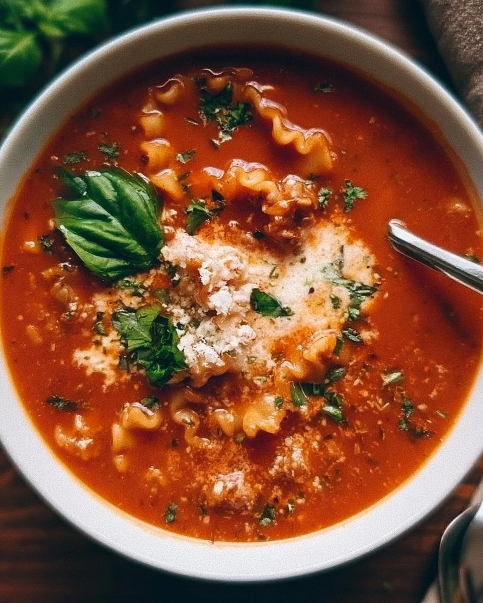 Stovetop Lasagna Soup Recipe