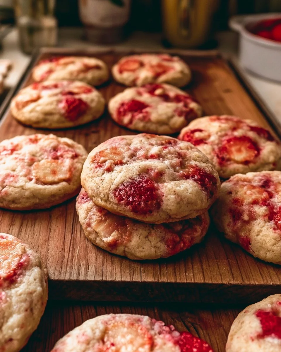 Strawberry Cheesecake Cookies Recipe