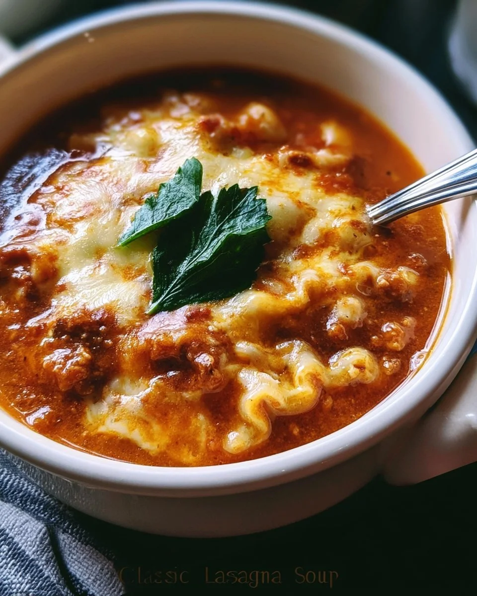 Traditional Lasagna Soup Recipe