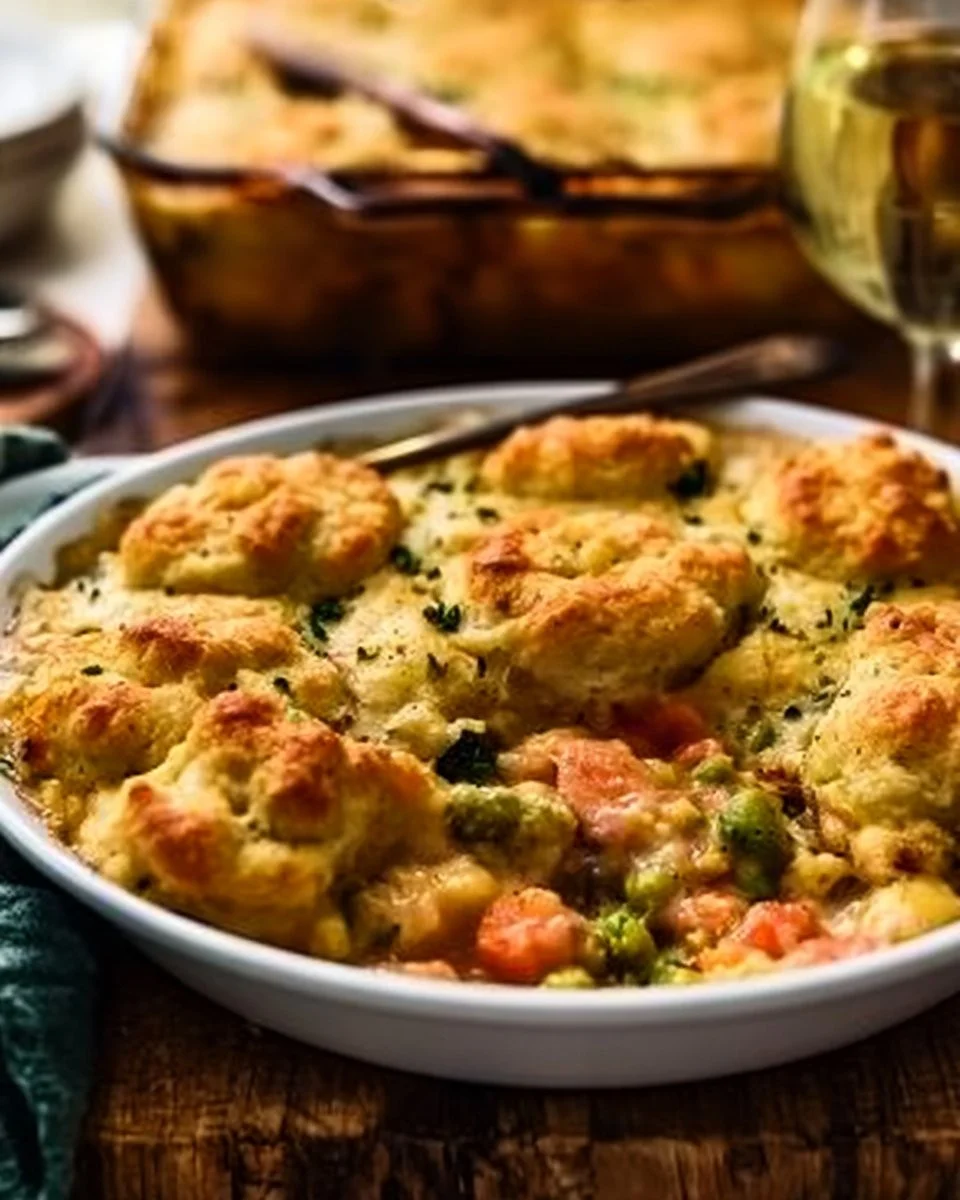 Vegetarian Biscuit Pot Pie Recipe