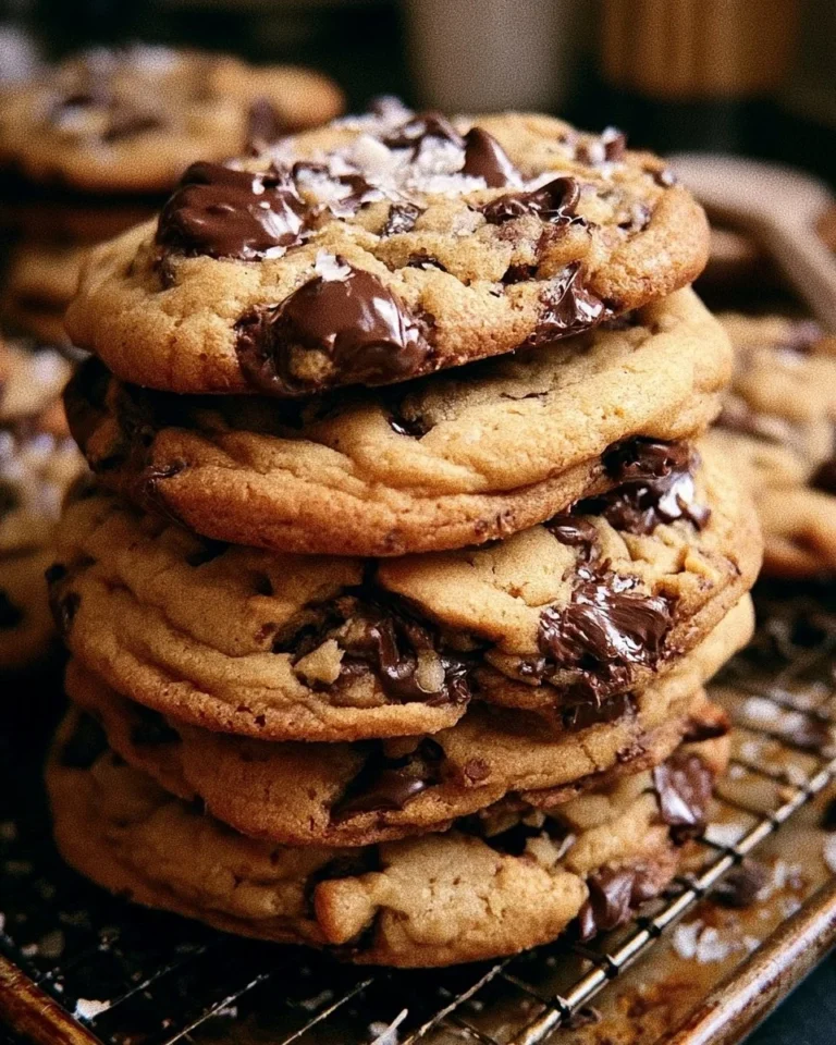 Freshly baked chocolate chip cookies on a cooling rack from Butternut Bakery