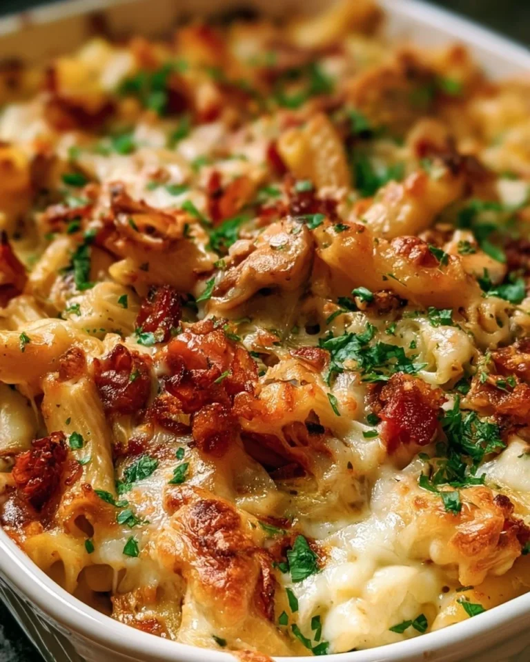 Crazy Good Casserole Recipe ready to serve, featuring layers of delicious ingredients.