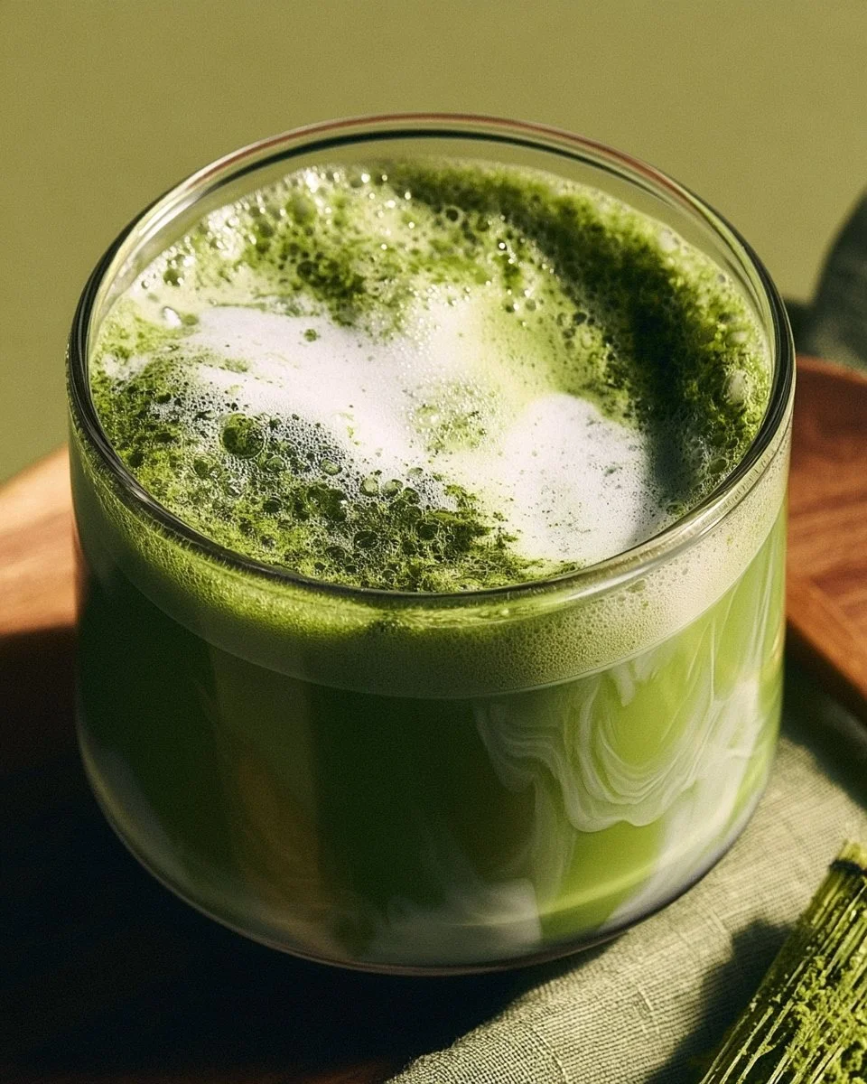 YUME Matcha Branding: Minimal Japanese Matcha Latte Poster Design