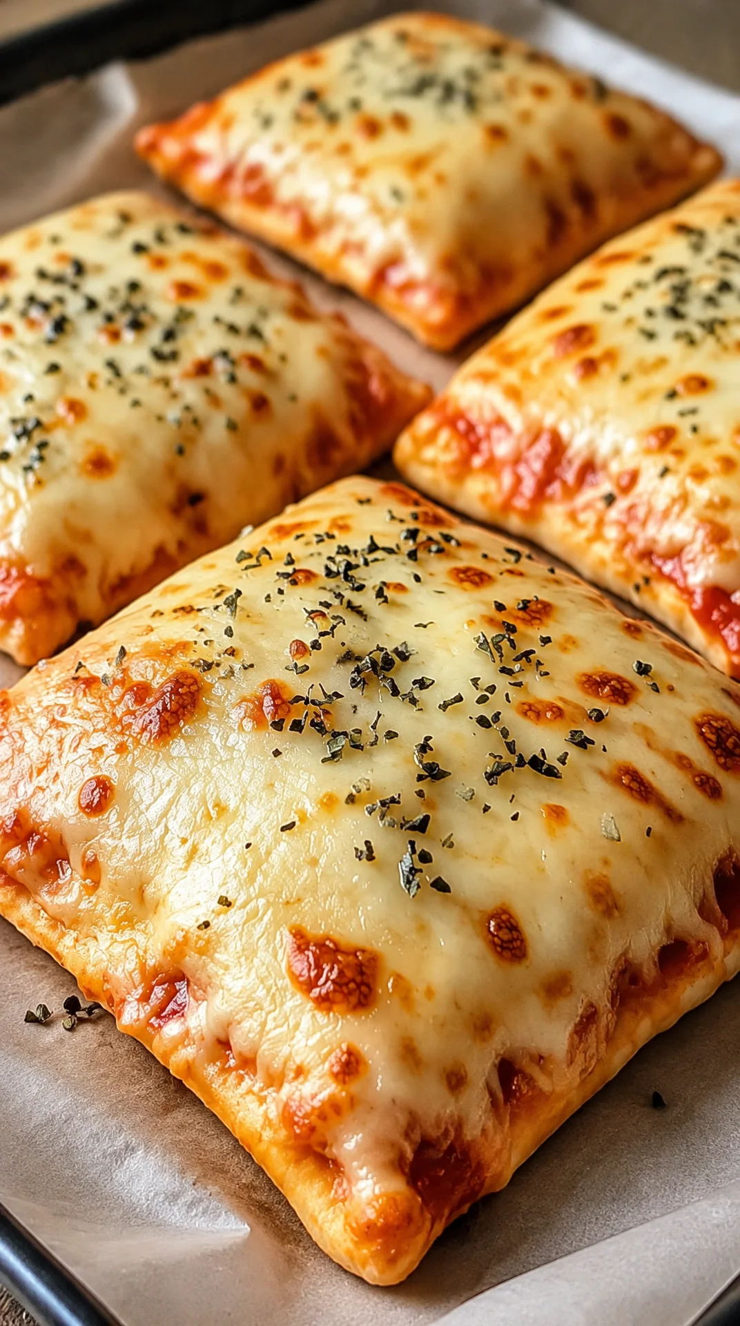 Best-Ever Homemade Easy Cheesy Pizza Pockets
