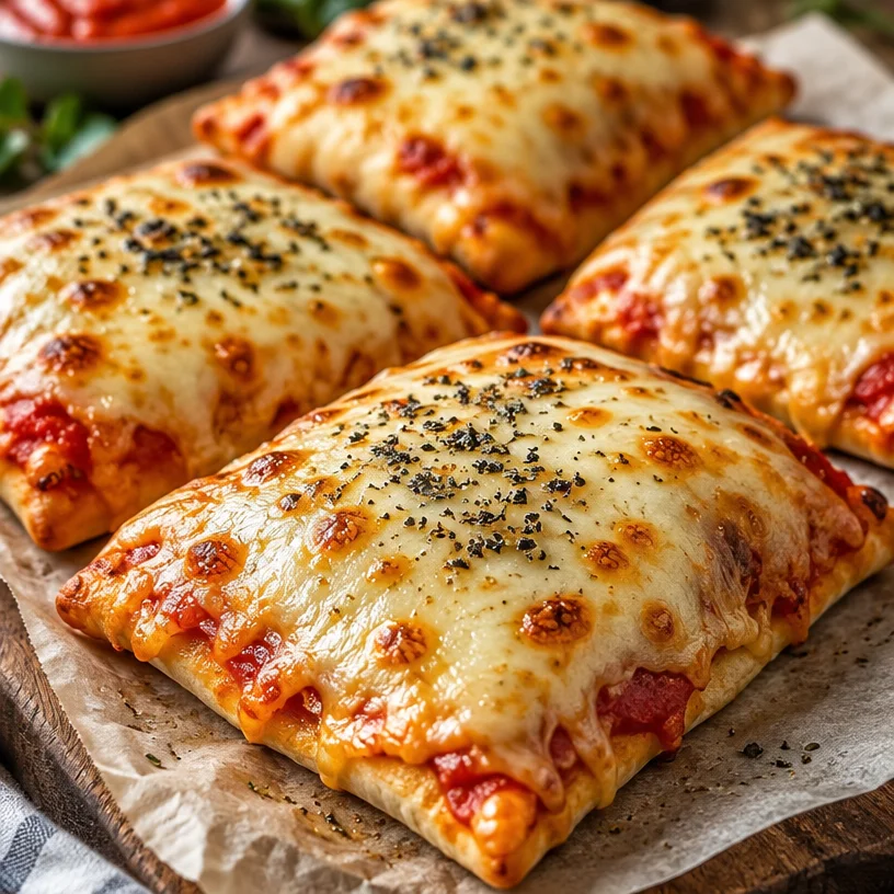 Best-Ever Homemade Easy Cheesy Pizza Pockets
