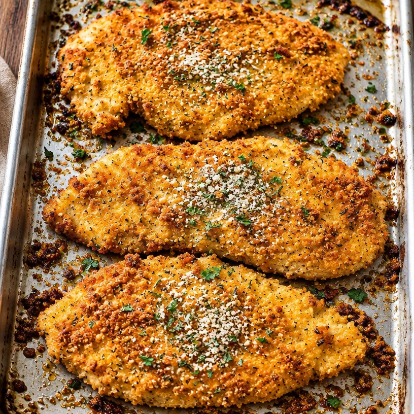 Easy Baked Parmesan Crusted Chicken in 30 Minutes