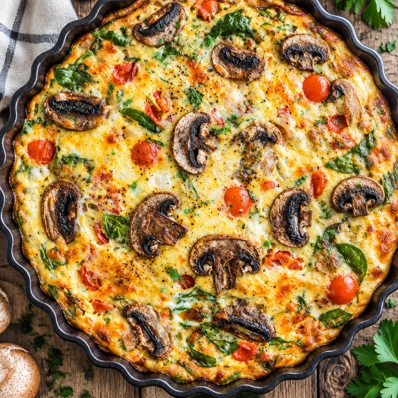 Mushroom Frittata Best-Ever Easy Homemade Recipe
