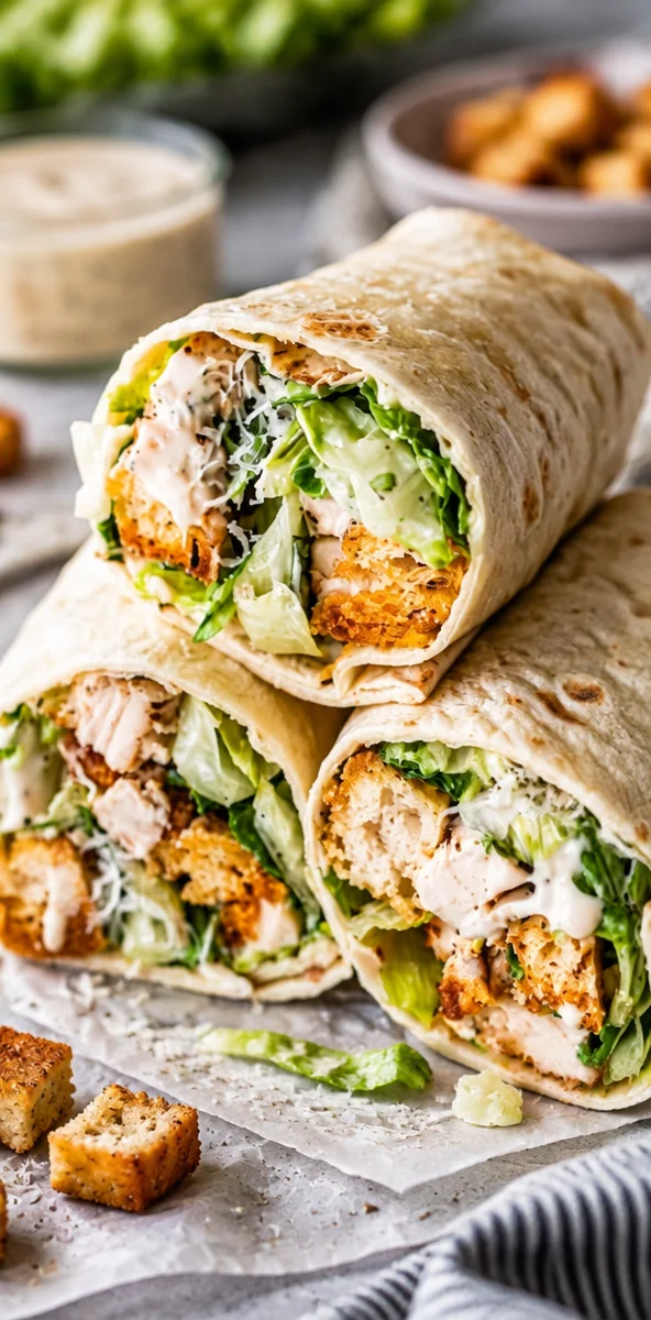 Ultimate Chicken Caesar Wrap