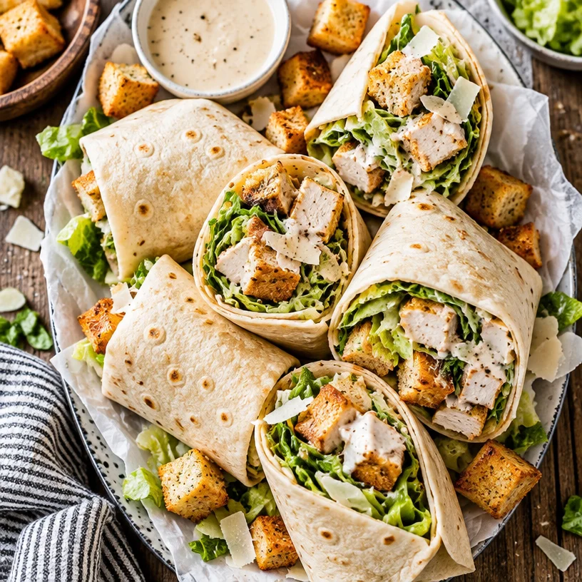 Ultimate Chicken Caesar Wrap